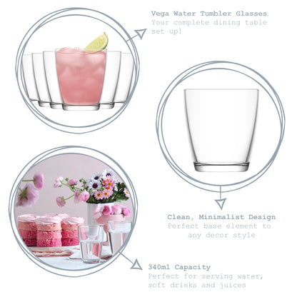 Vega Water Tumbler - 340ml