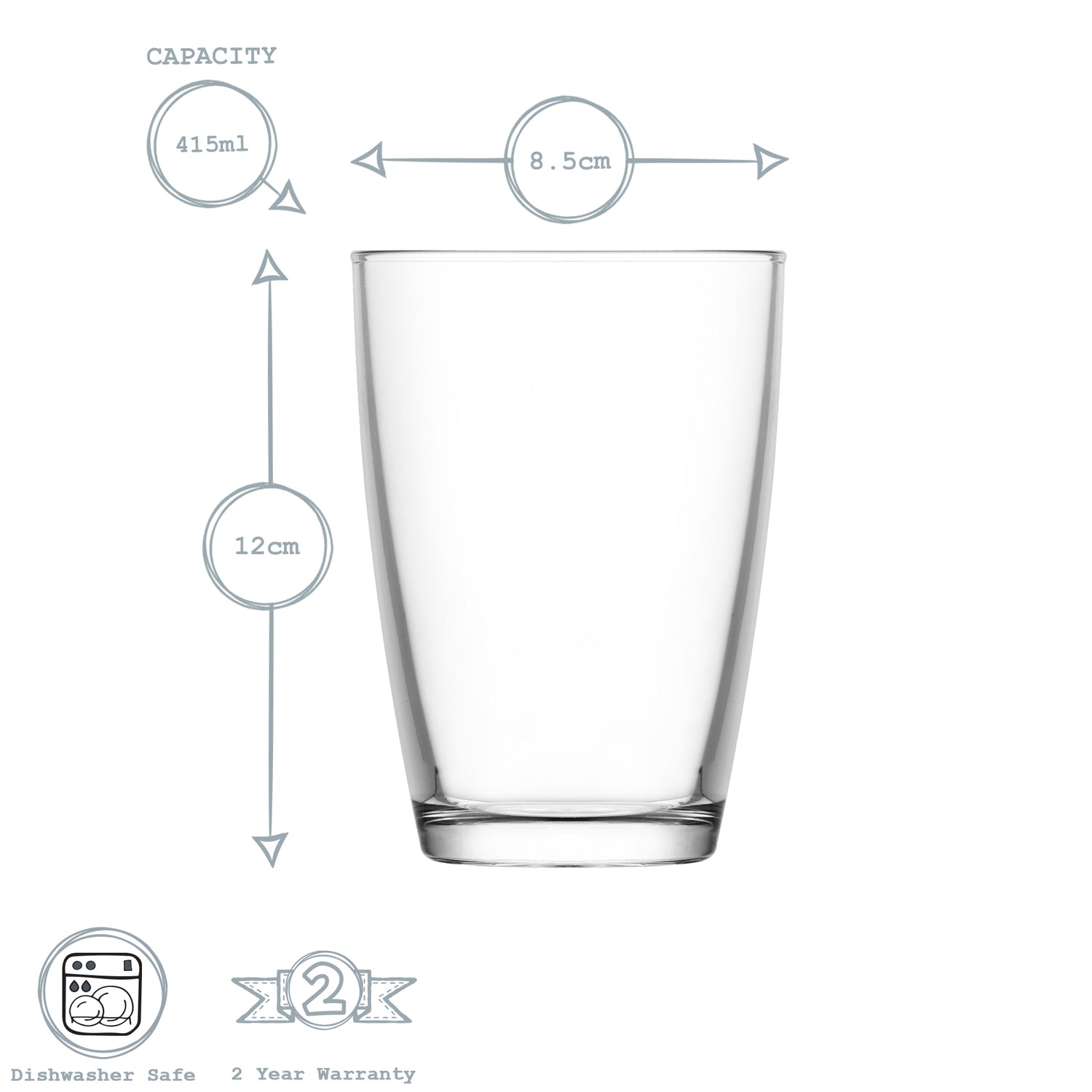 Vega Highball Glass - 415ml
