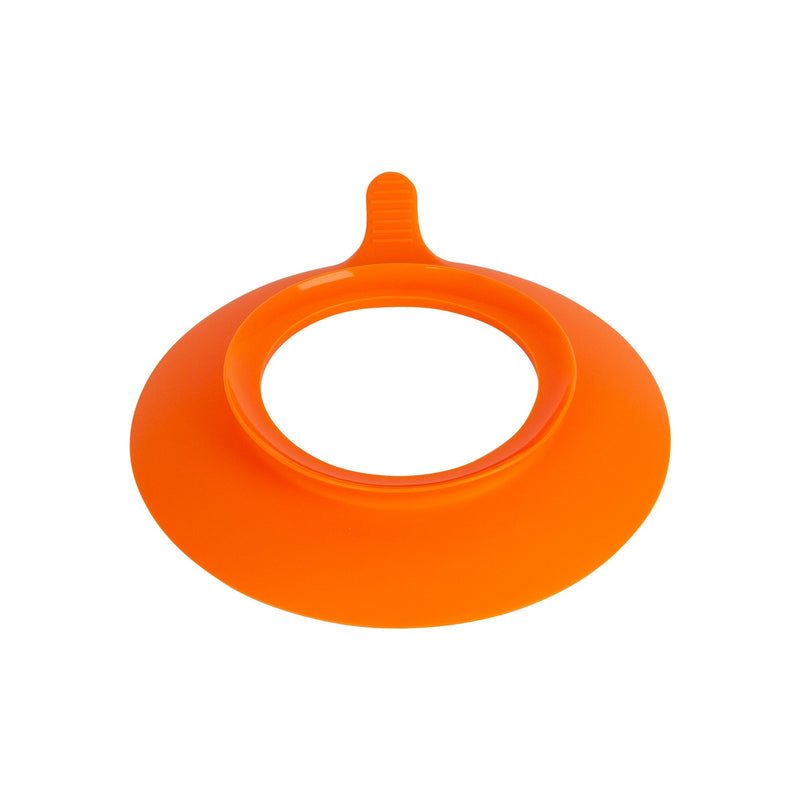 Tiny Dining Kids Bamboo Plate Suction Cup - Orange