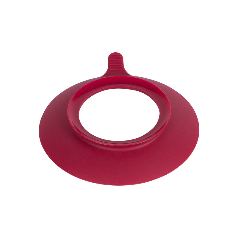 Tiny Dining Kids Bamboo Plate Suction Cup - Red