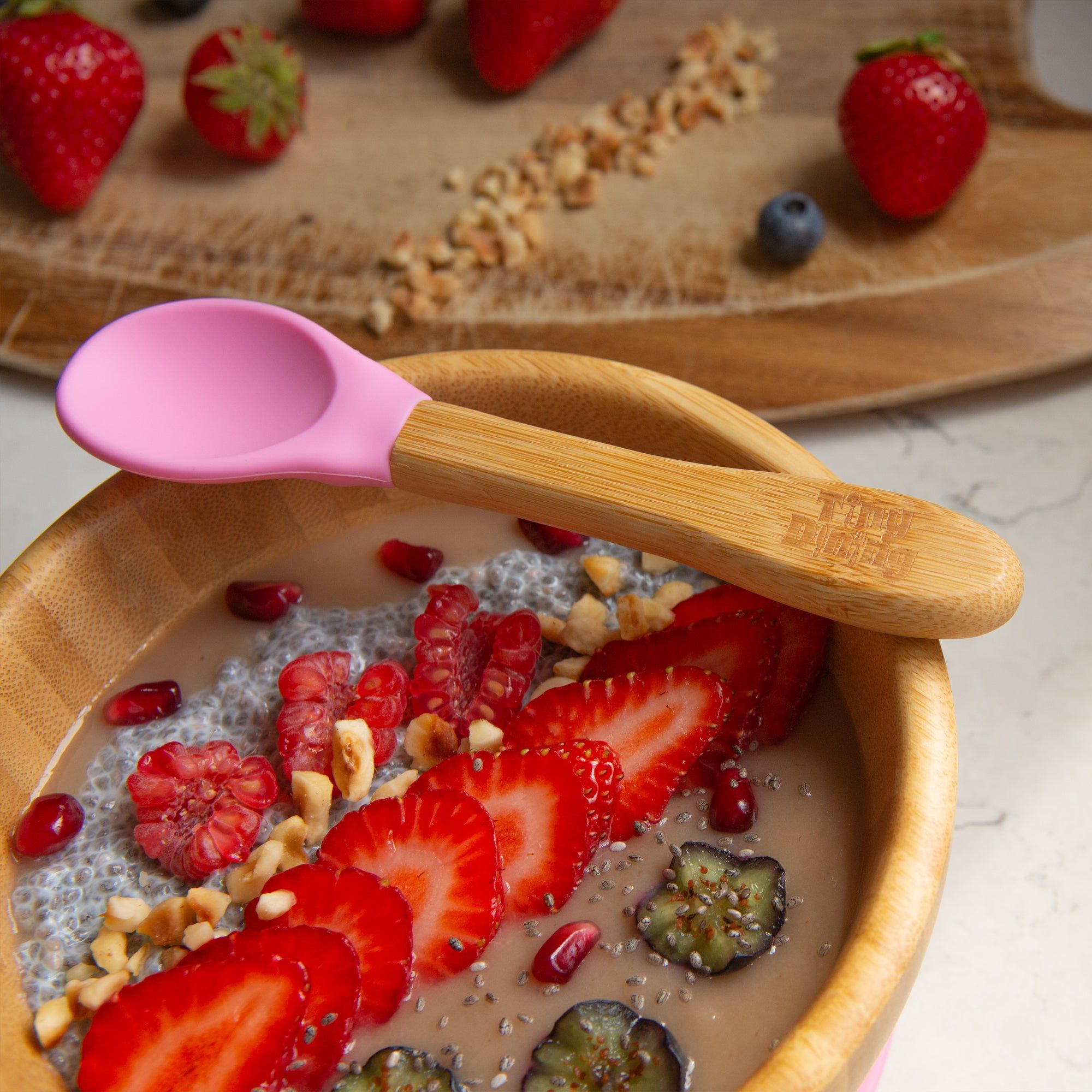 Bamboo Kids Spoon - Yellow