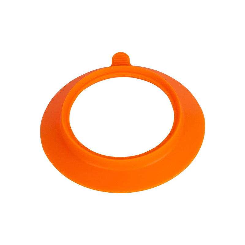 Tiny Dining Kids Bamboo Bowl Suction Cup - Orange