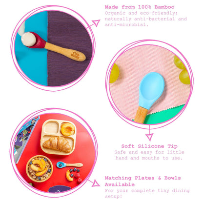 Bamboo Kids Spoon - Red