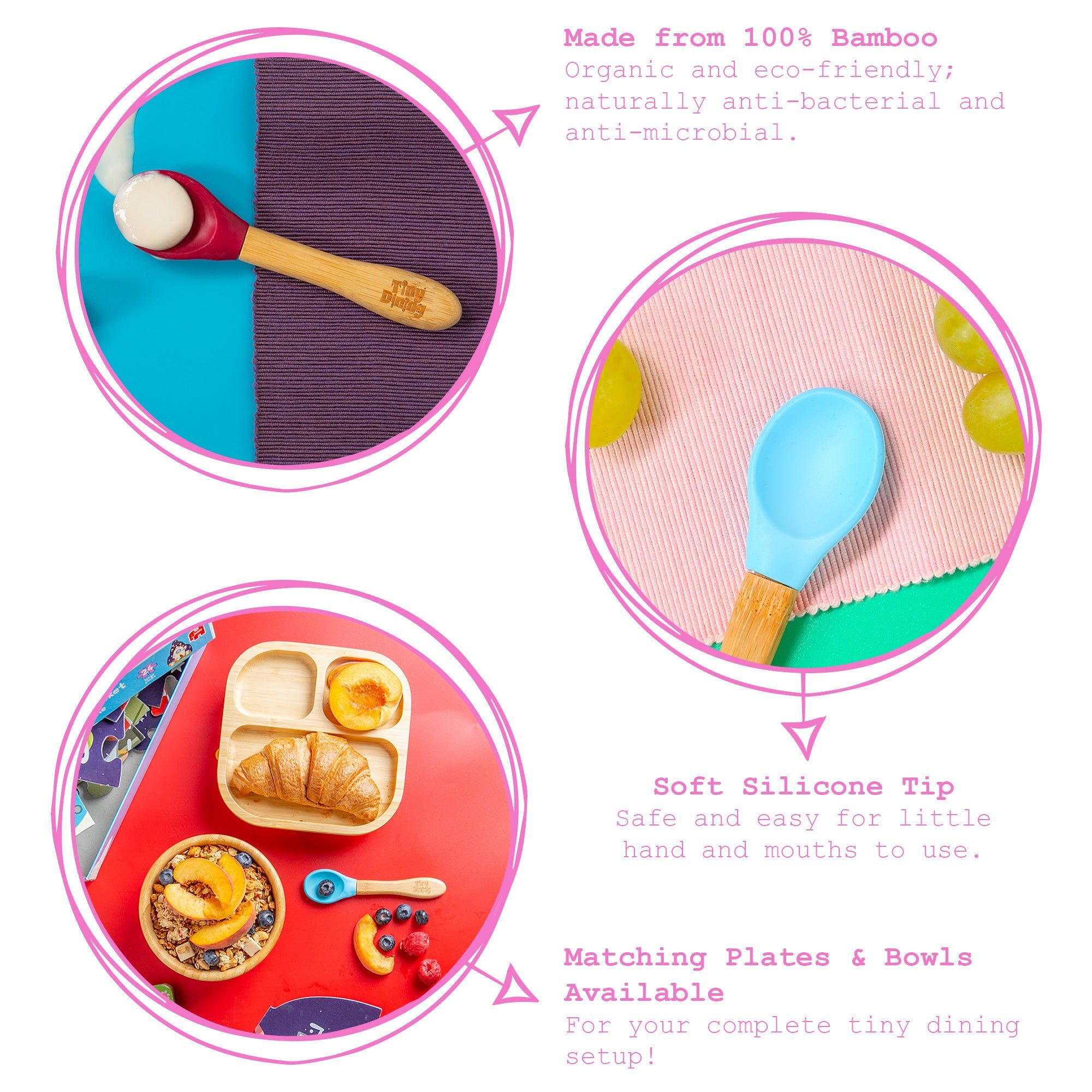 Bamboo Kids Spoon - Blue