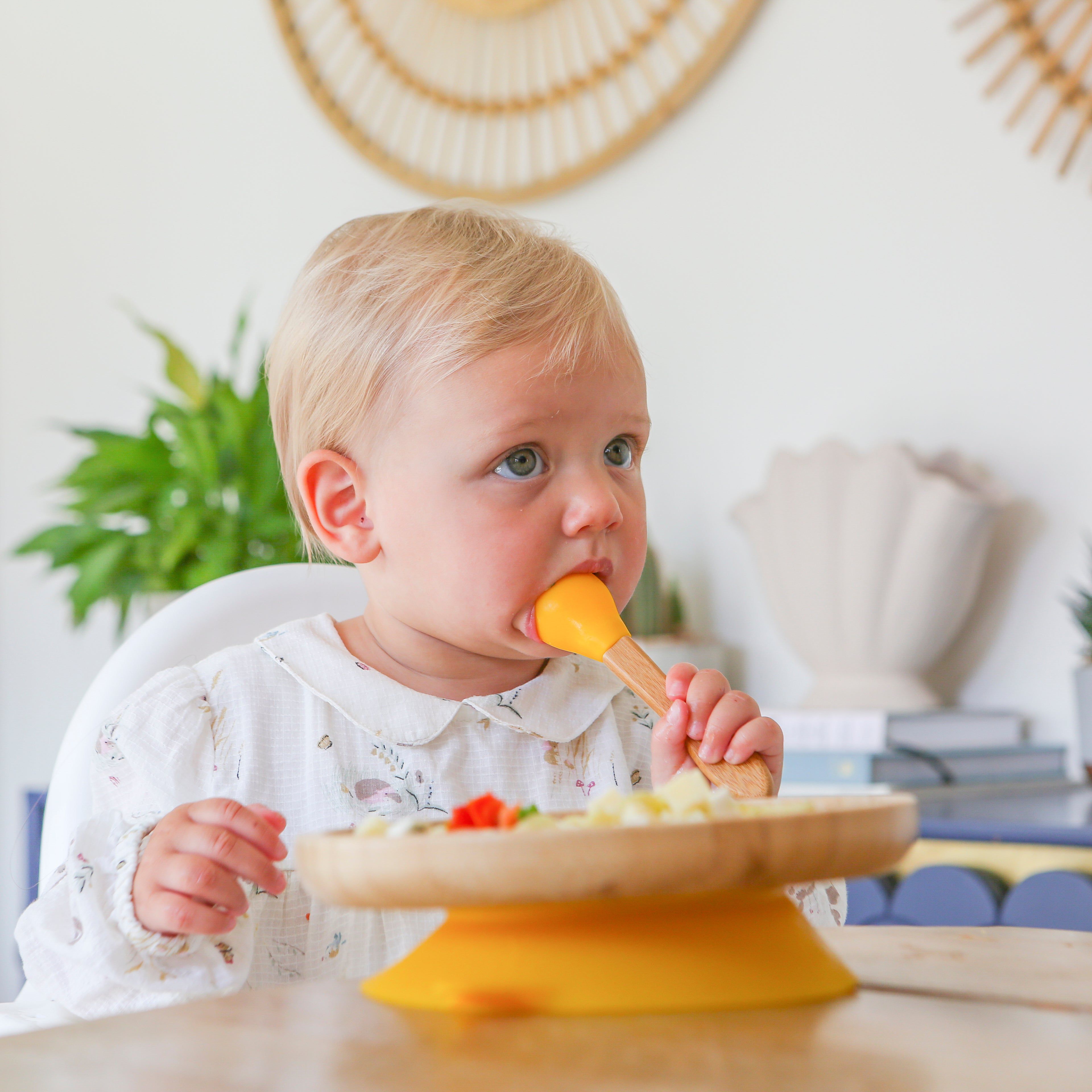 Bamboo Kids Spoon - Yellow