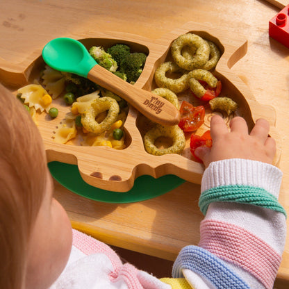 Bamboo Kids Dinosaur Suction Plate - Yellow