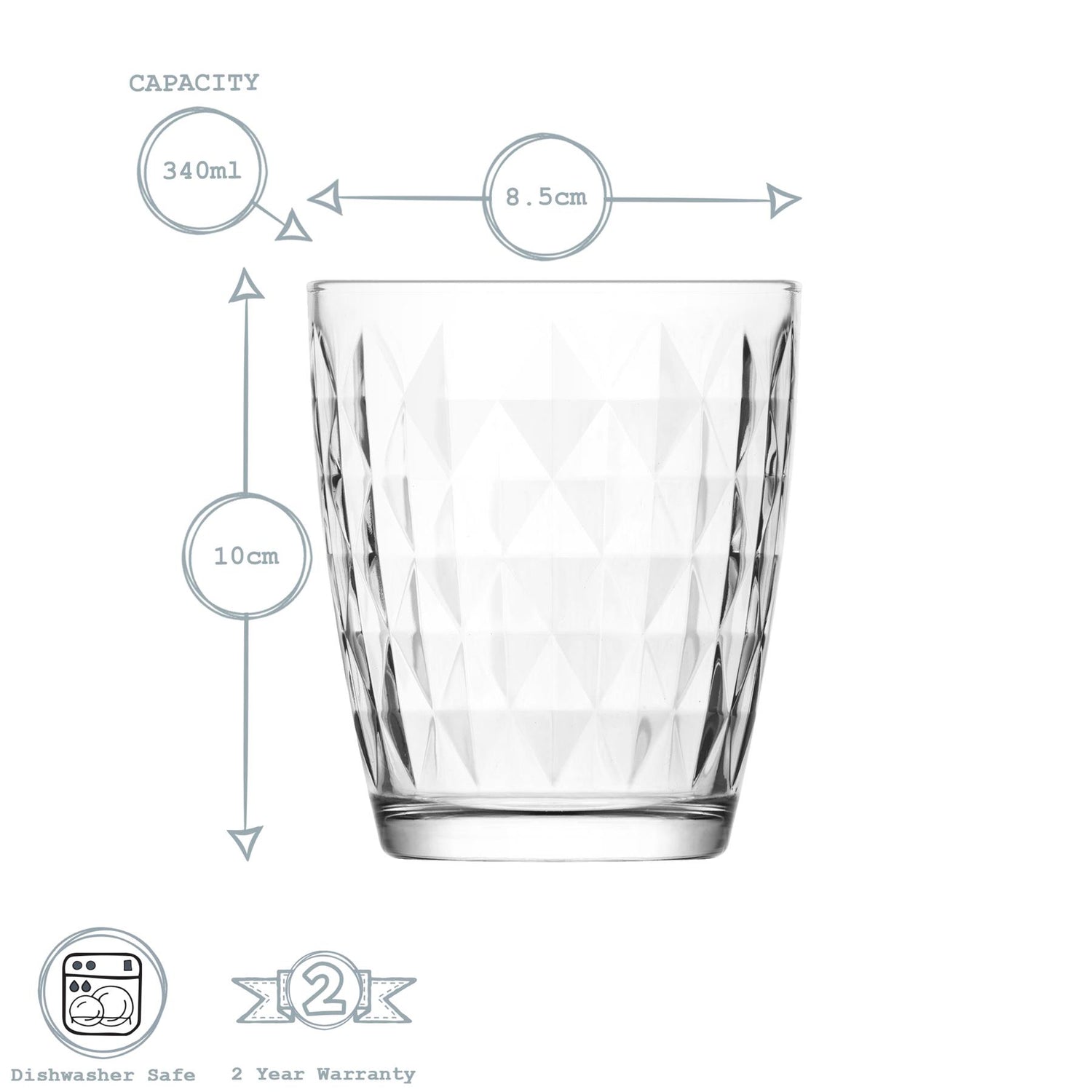 Artemis Water Tumbler - 340ml