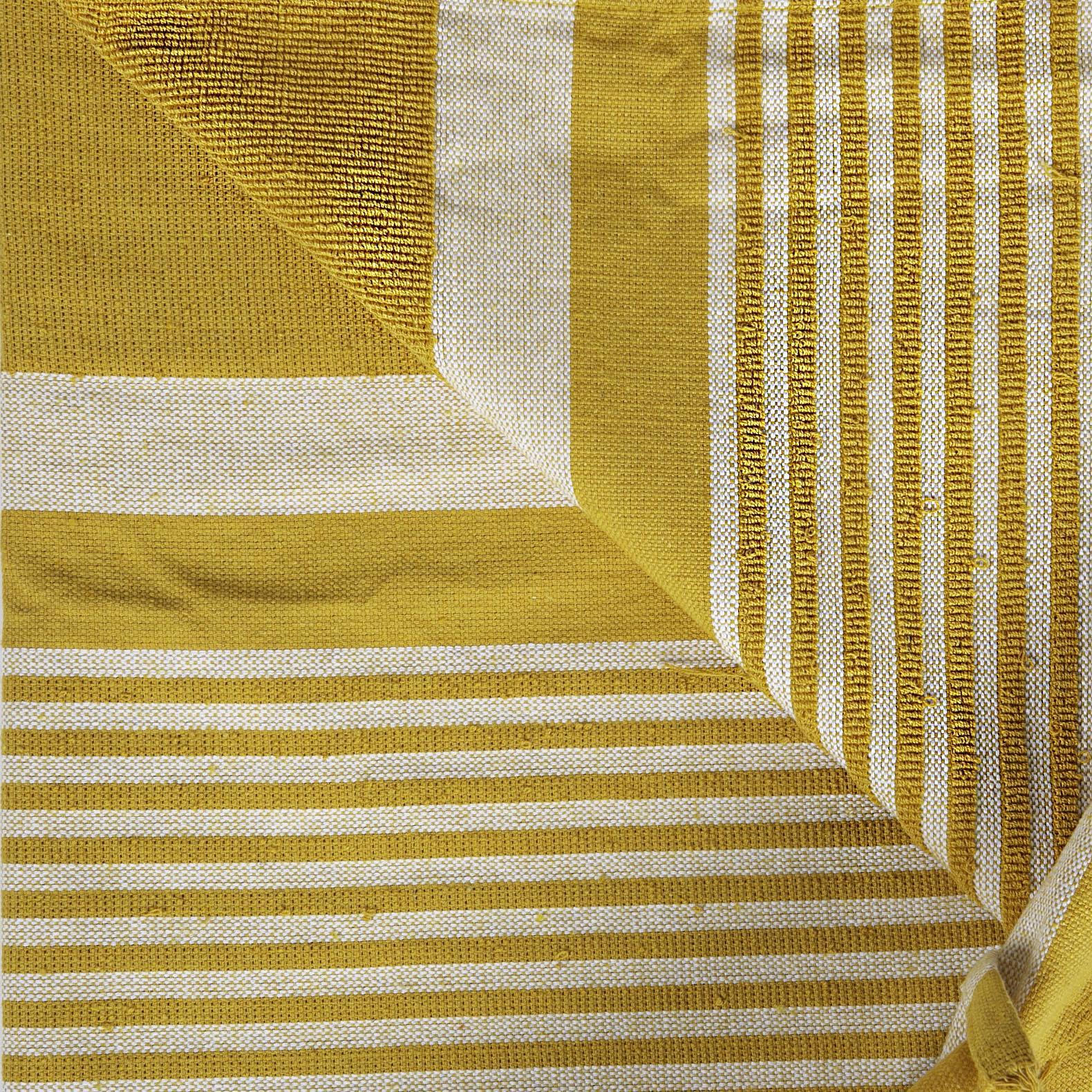 Deluxe Turkish Beach Towel - Yellow