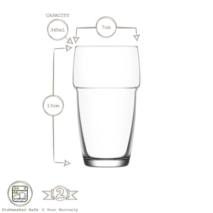 Galata Stacking Highball Glass - 340ml