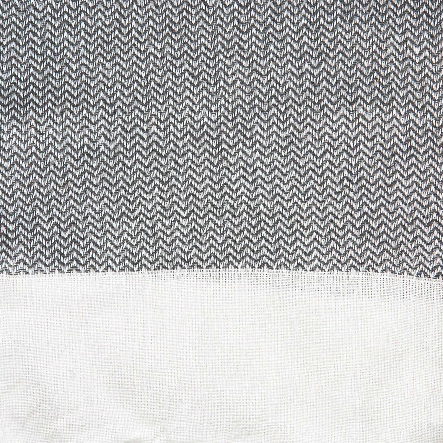 Turkish Beach Towel - Zig Zag - Grey