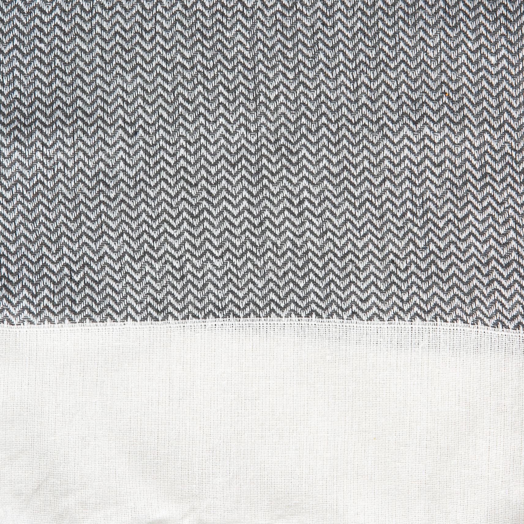 Turkish Beach Towel - Zig Zag - Grey
