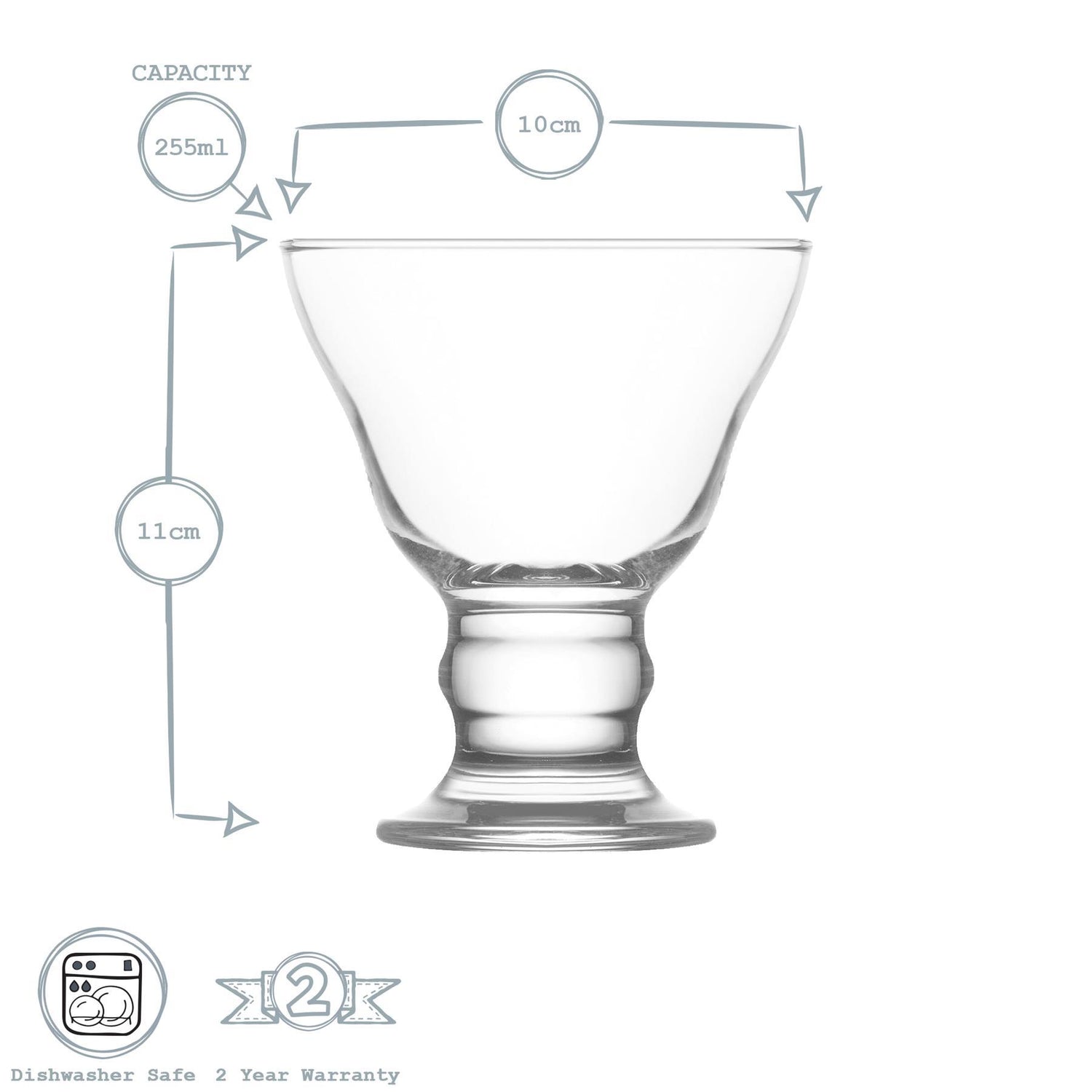 Orion Ice Cream Glass - 255ml
