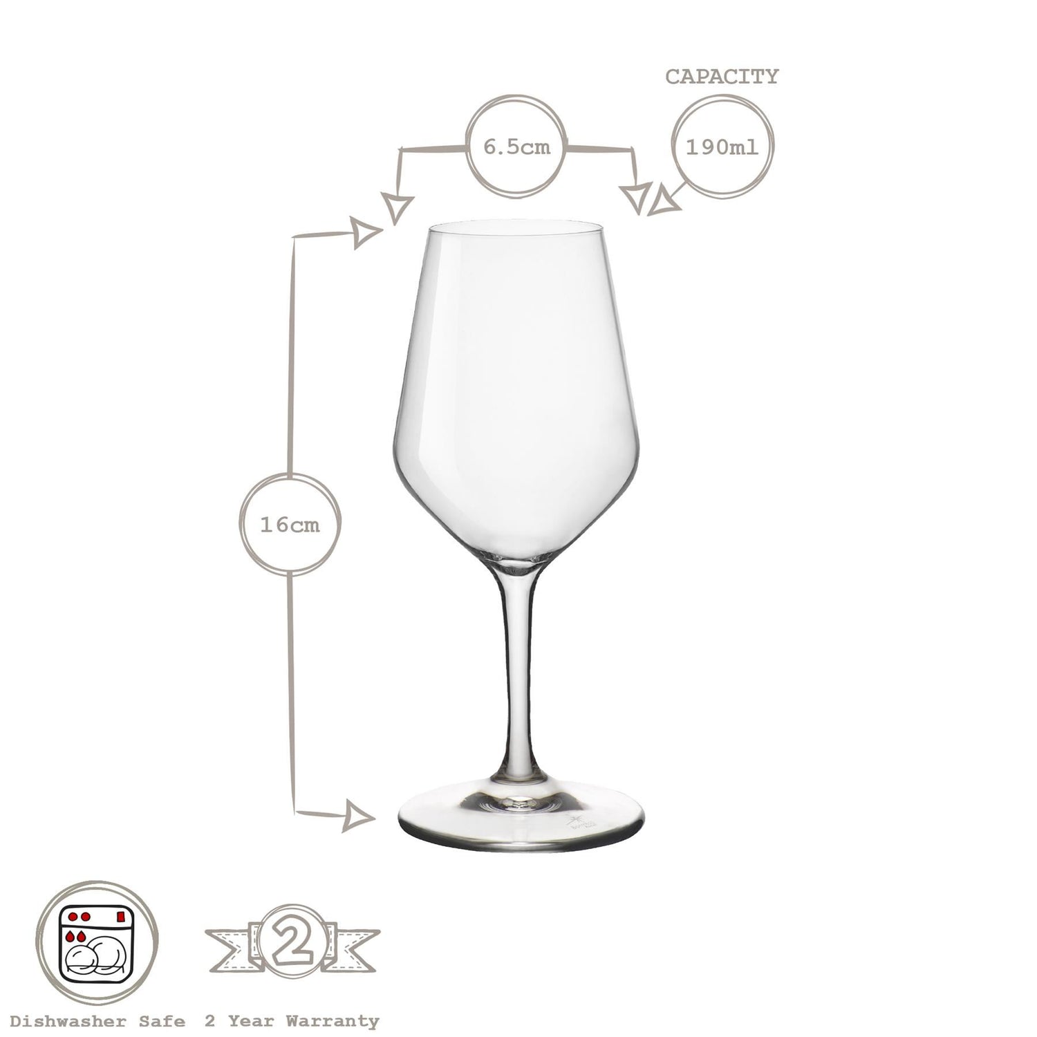 190ml Electra Liqueur Glass