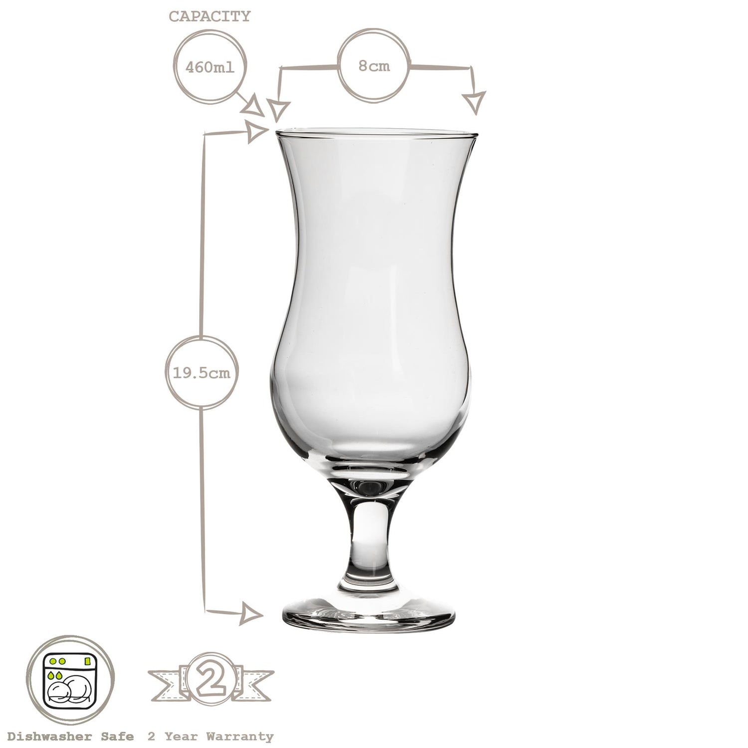 Fiesta Pina Colada Glass - 460ml