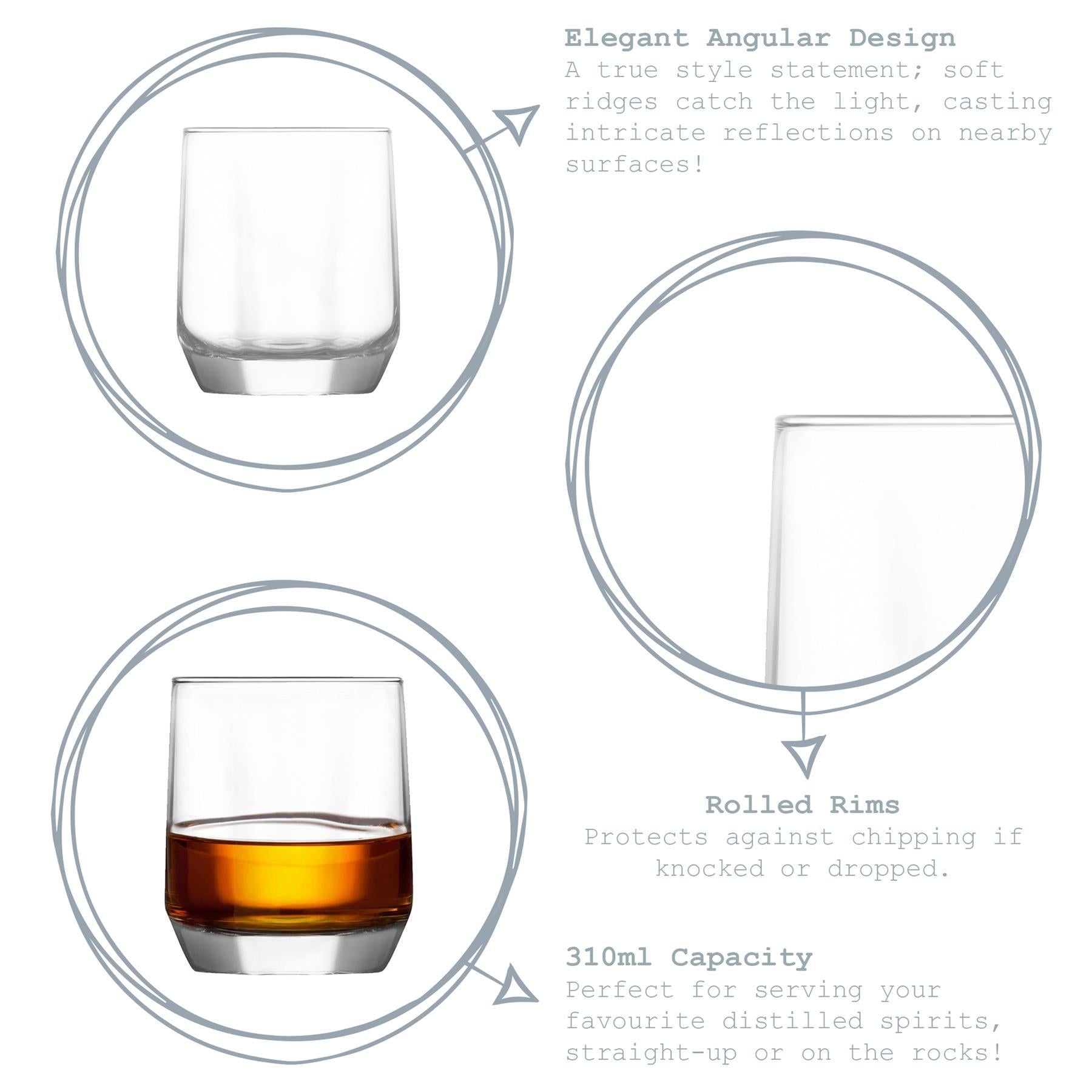 Diamond Drinking Glass - 310ml