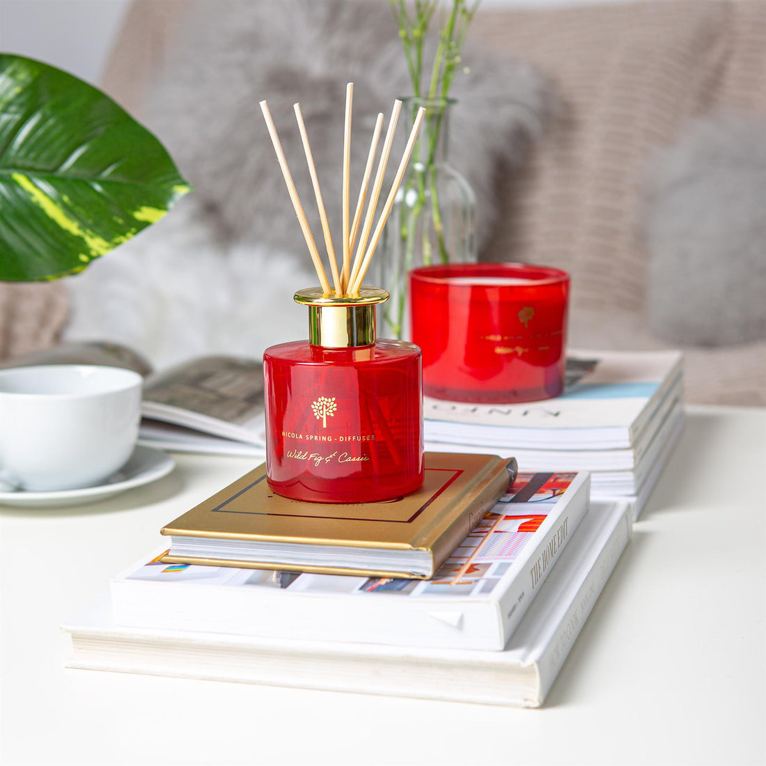 200ml Wild Fig &amp; Cassis Glass Reed Diffuser