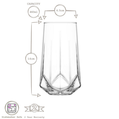 460ml Valeria Highball Glass