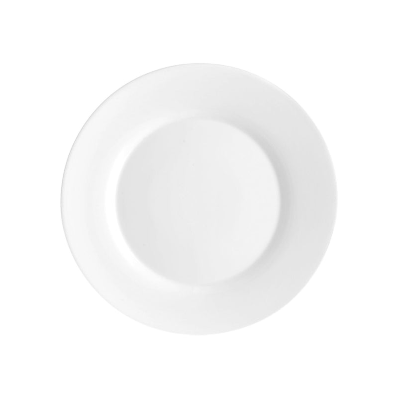 White 20cm Toledo Glass Dessert Plate - By Bormioli Rocco