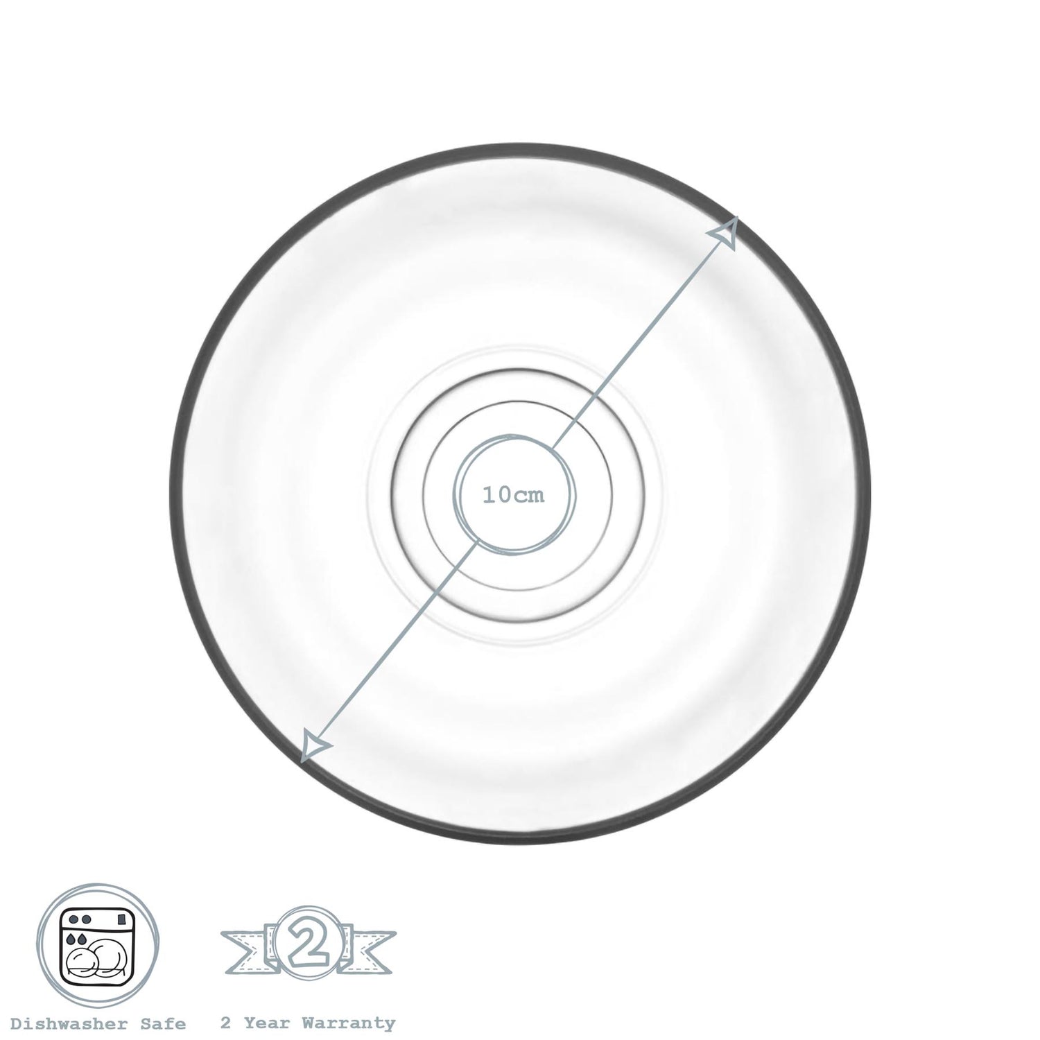 Klasik Tea Saucer - 10cm