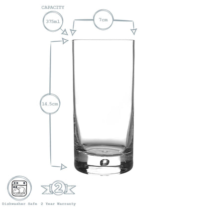 Barglass Highball Glass - 375ml
