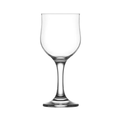 LAV Nevakar Stemmed Red Wine Tulip Glasses - 240ml
