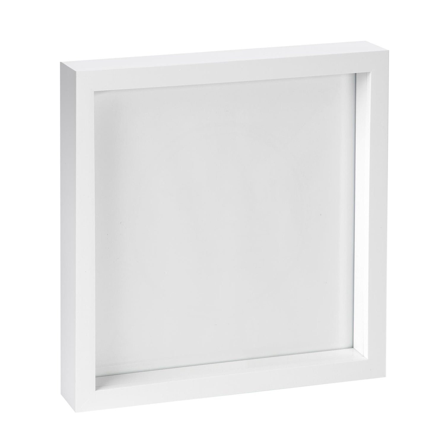 10&quot; x 10&quot; 3D Box Photo Frame - White - by Nicola Spring