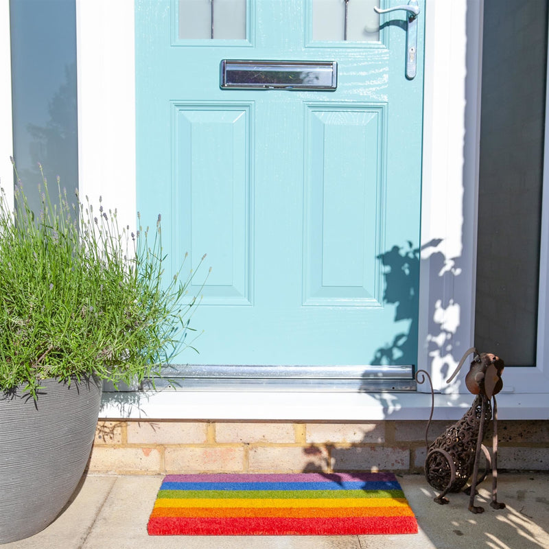 Nicola Spring Door Mat - 60 x 40 cm - Rainbow Flag