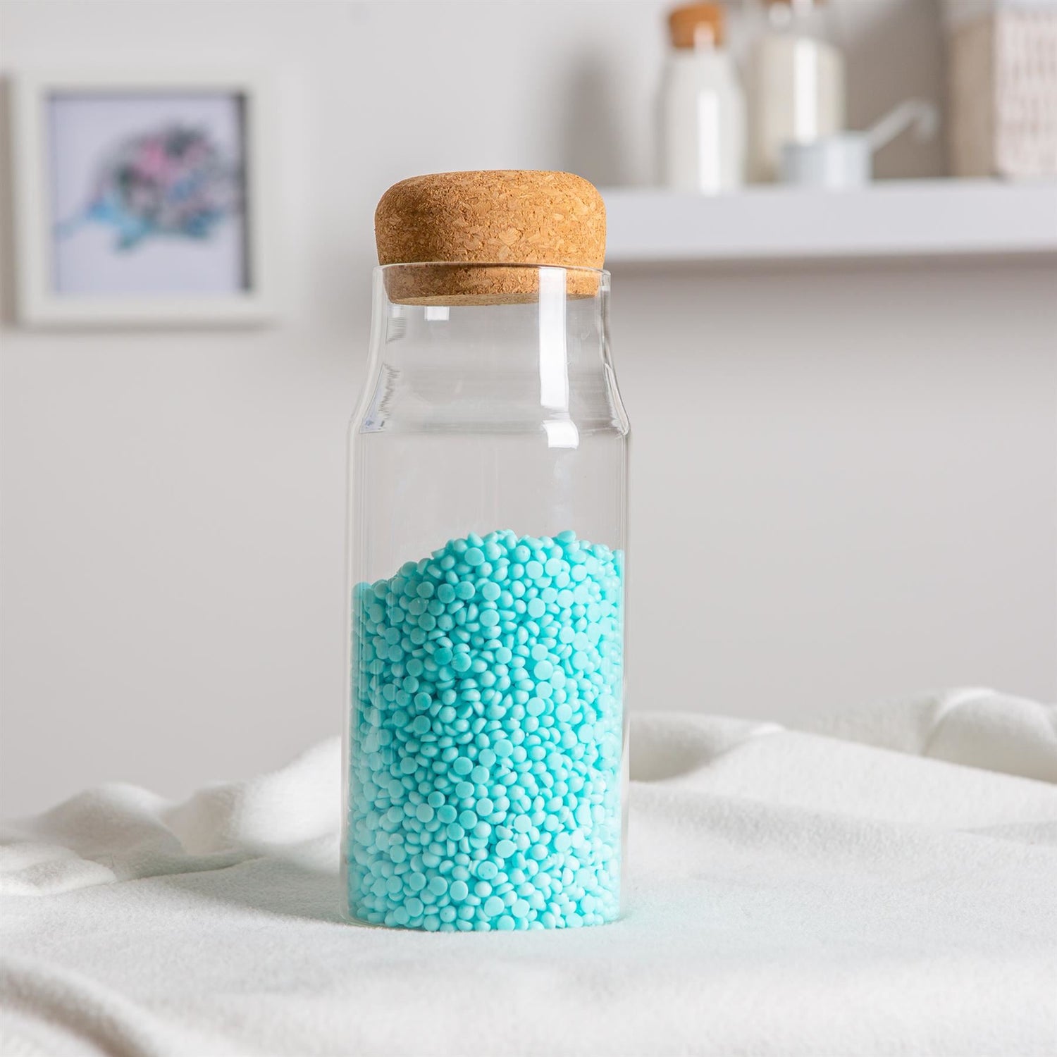 Glass Storage Bottle with Cork Lid - 720ml