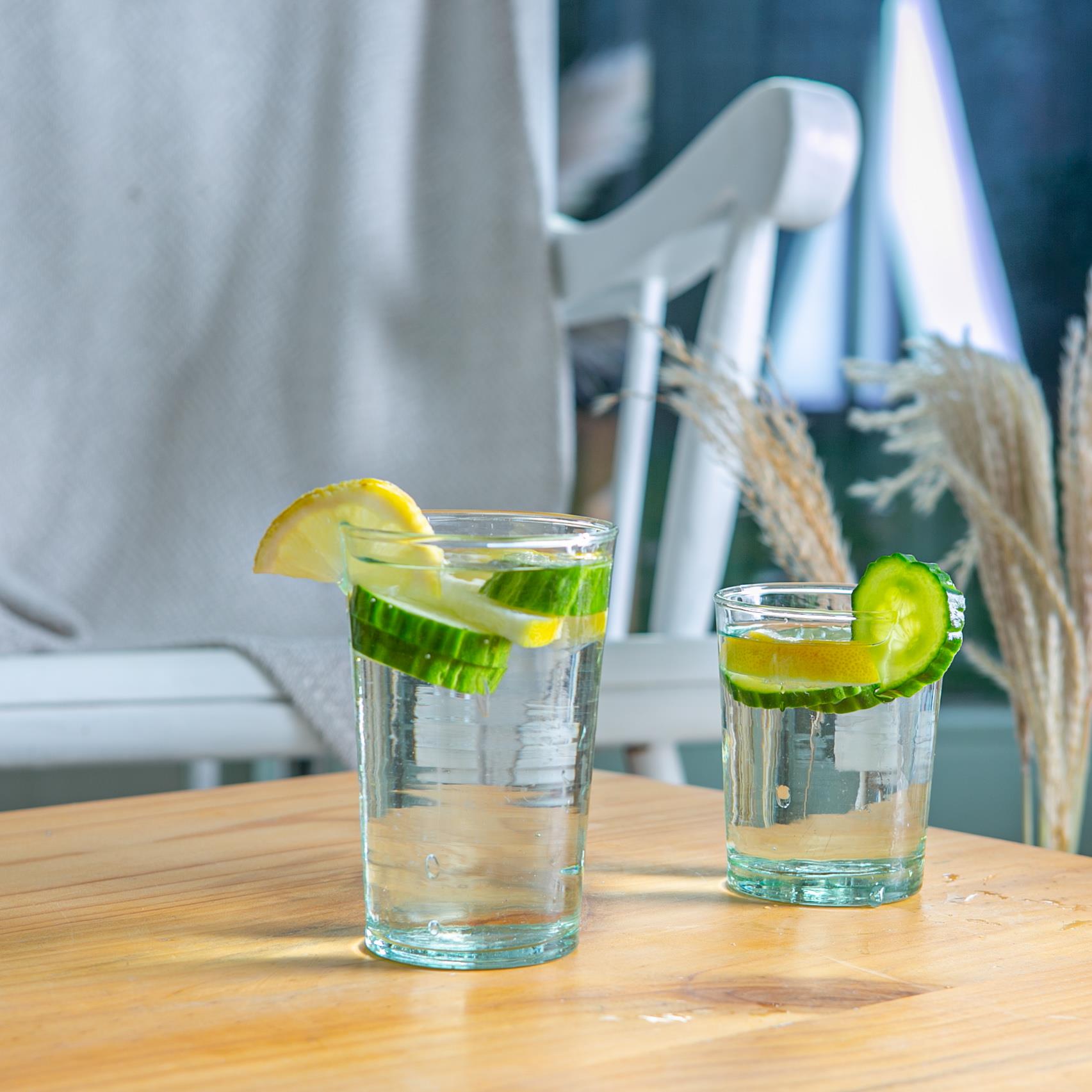 Meknes Recycled Tumbler Glass - 215ml - Clear