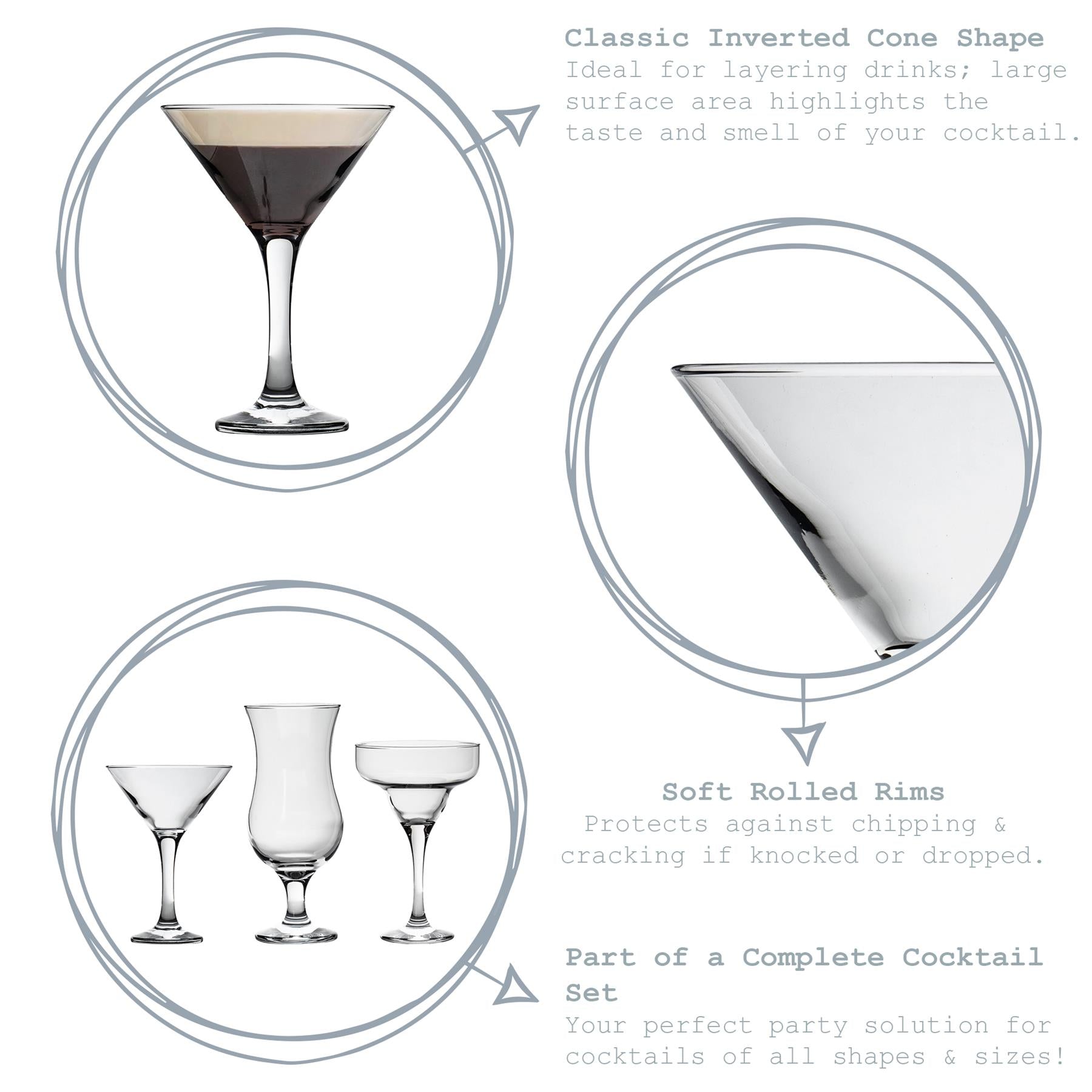 175ml Misket Martini Glass