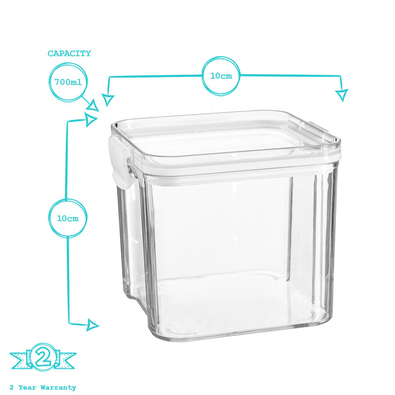 Argon Tableware Food Storage Container - 700ml - White