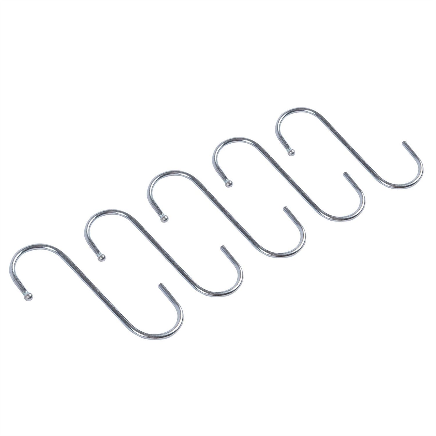 Stainless Steel S-Hooks - Pack of 5 - By Ashley