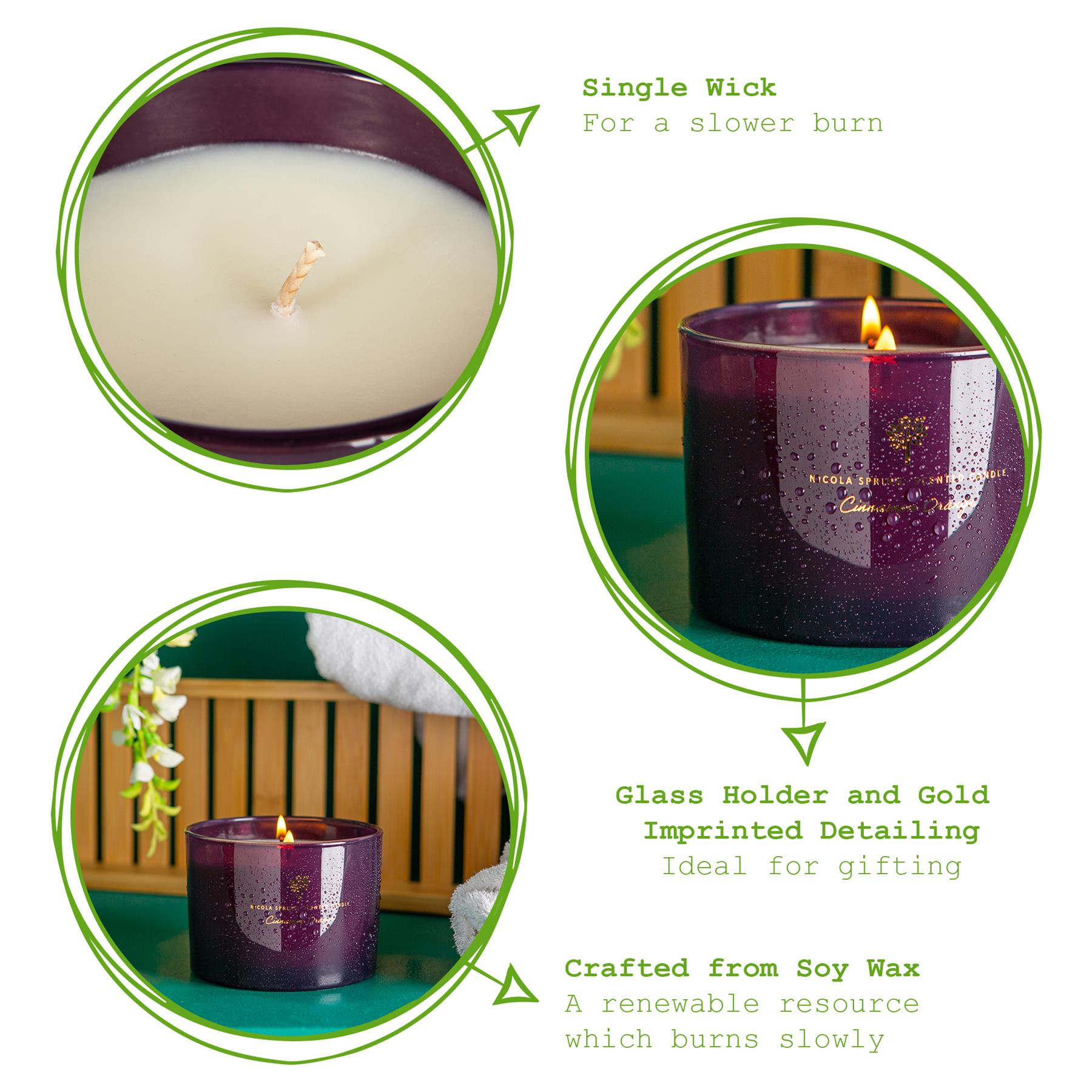 300g Cinnamon Orange Soy Wax Scented Candle