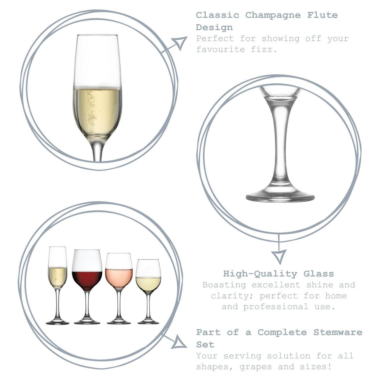 Fame Champagne Flute - 215ml