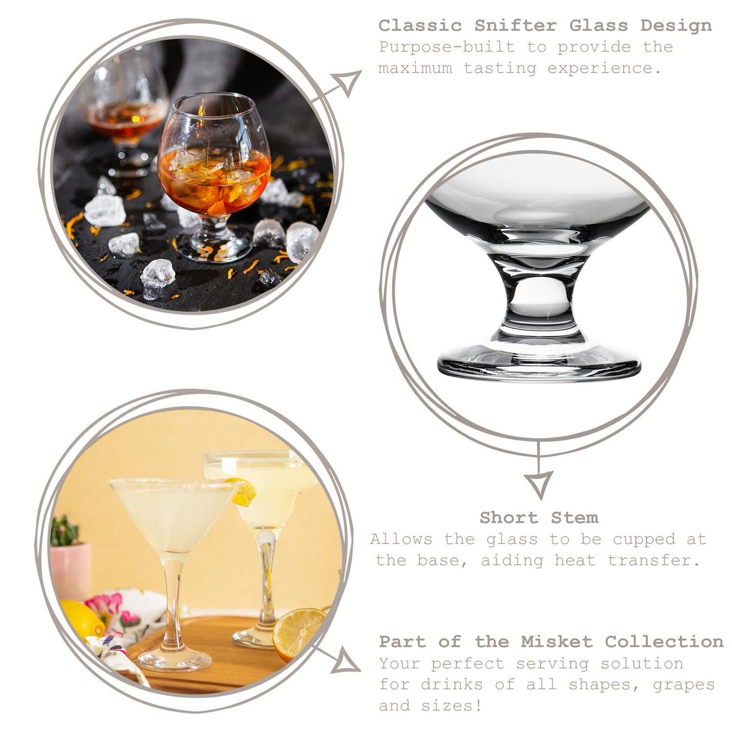 390ml Misket Brandy Snifter Glass