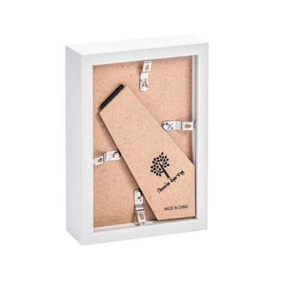 4&quot; x 6&quot; 3D Box Photo Frame - White - by Nicola Spring