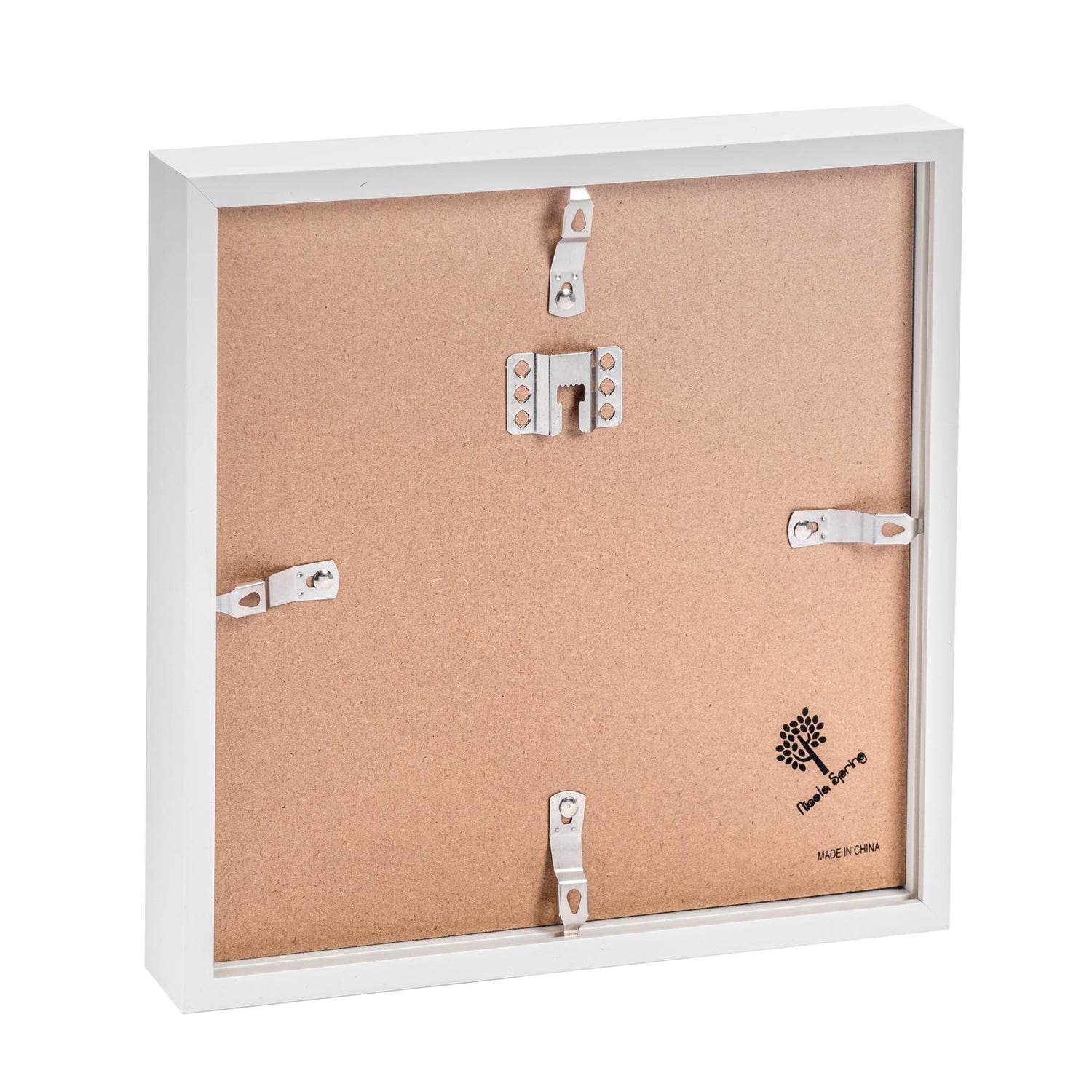 10&quot; x 10&quot; 3D Box Photo Frame - White - by Nicola Spring