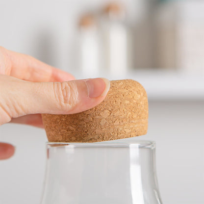 Glass Storage Bottle with Cork Lid - 720ml