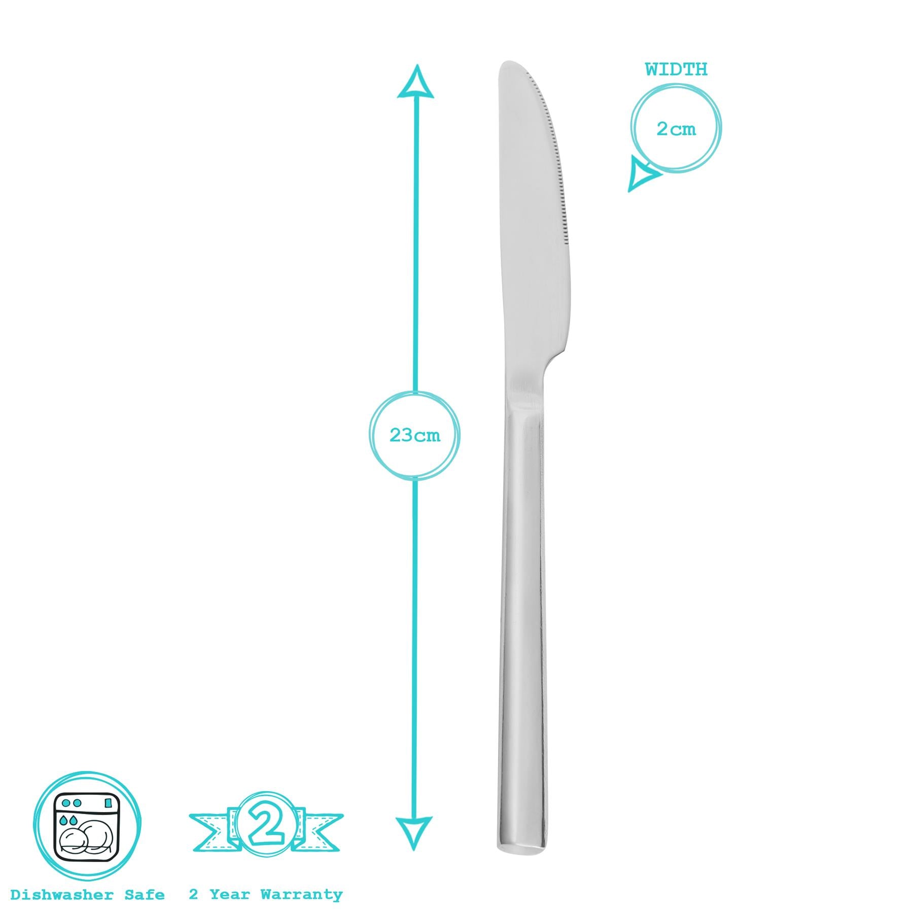 23cm Tondo Stainless Steel Dinner Knife