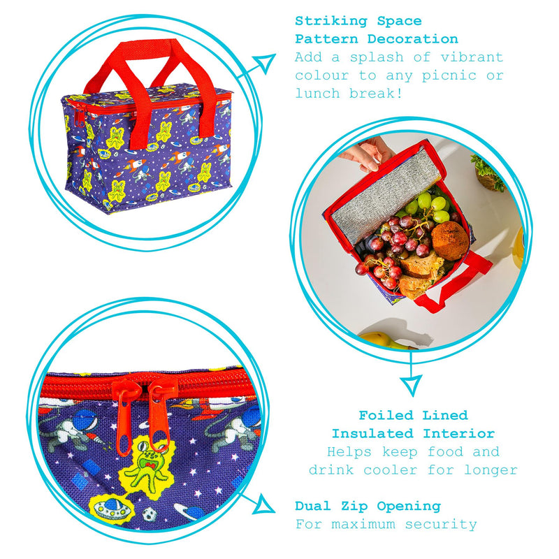 Tiny Dining Insulated Lunch Bag - Space Mission