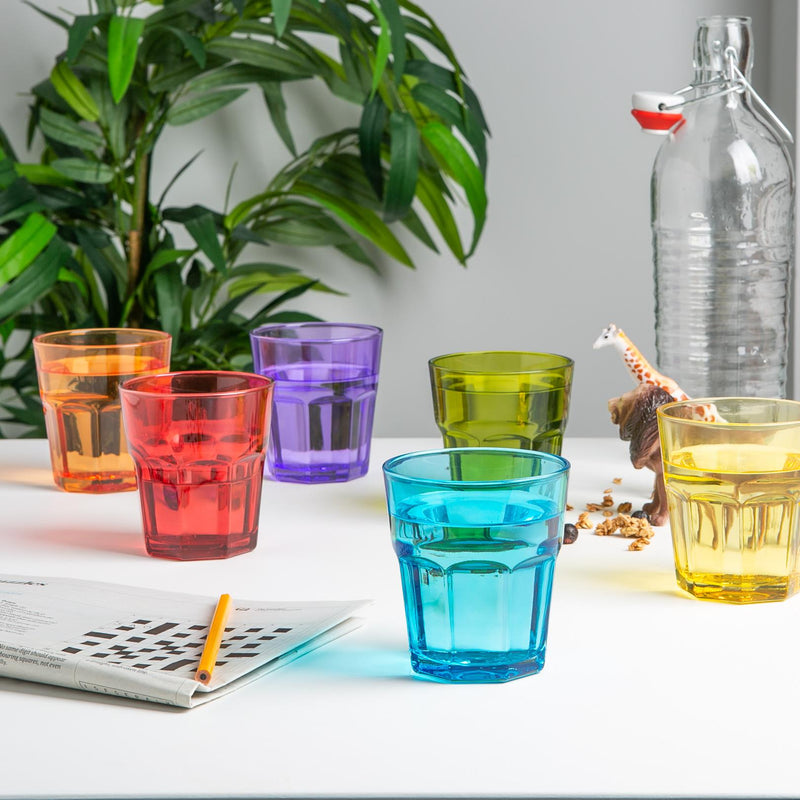 Rink Drink Coloured Water Glass - 305ml