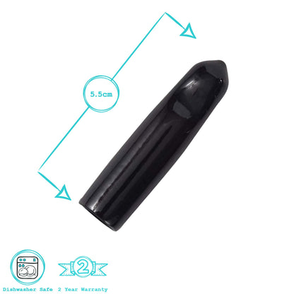 Olive Oil Bottle Pourer Dust Cap - Black