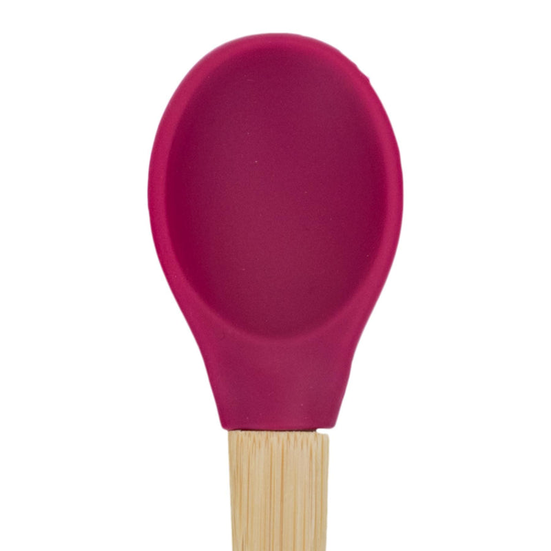 Tiny Dining Bamboo Kids Spoon - Red