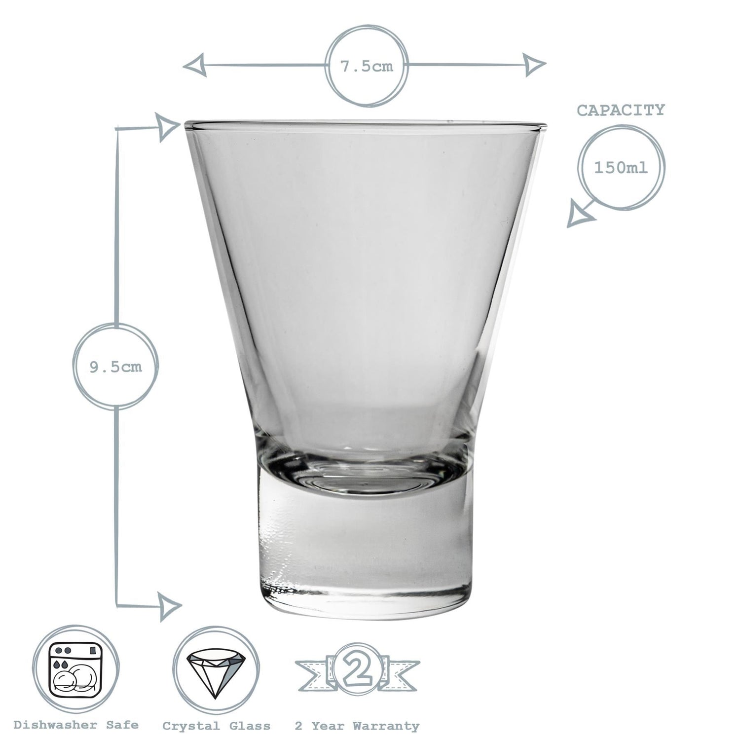 150ml Ypsilon Whisky Glass
