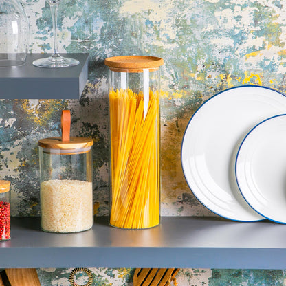 Glass Storage Jar with Cork Lid - 2 Litre