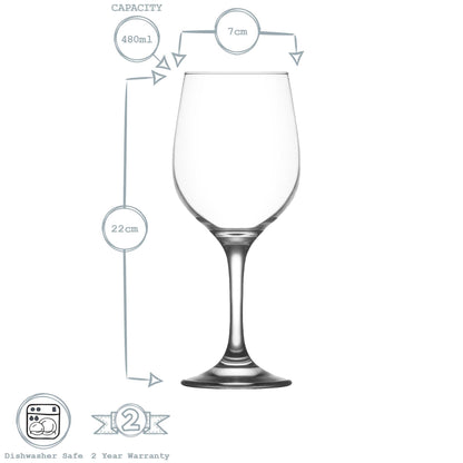 Fame Extra Large Red Wine Glass - 480ml