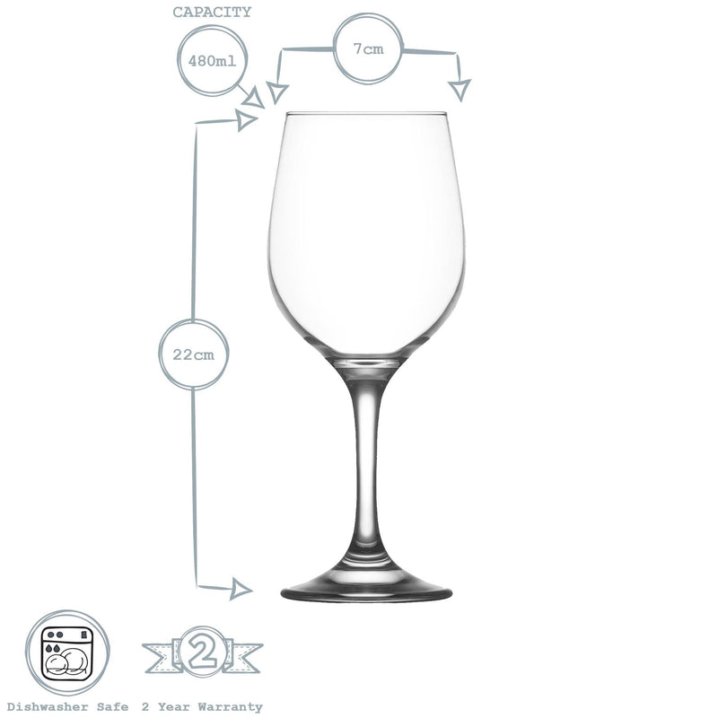 LAV Fame Extra Large Red Wine Glass - 480ml