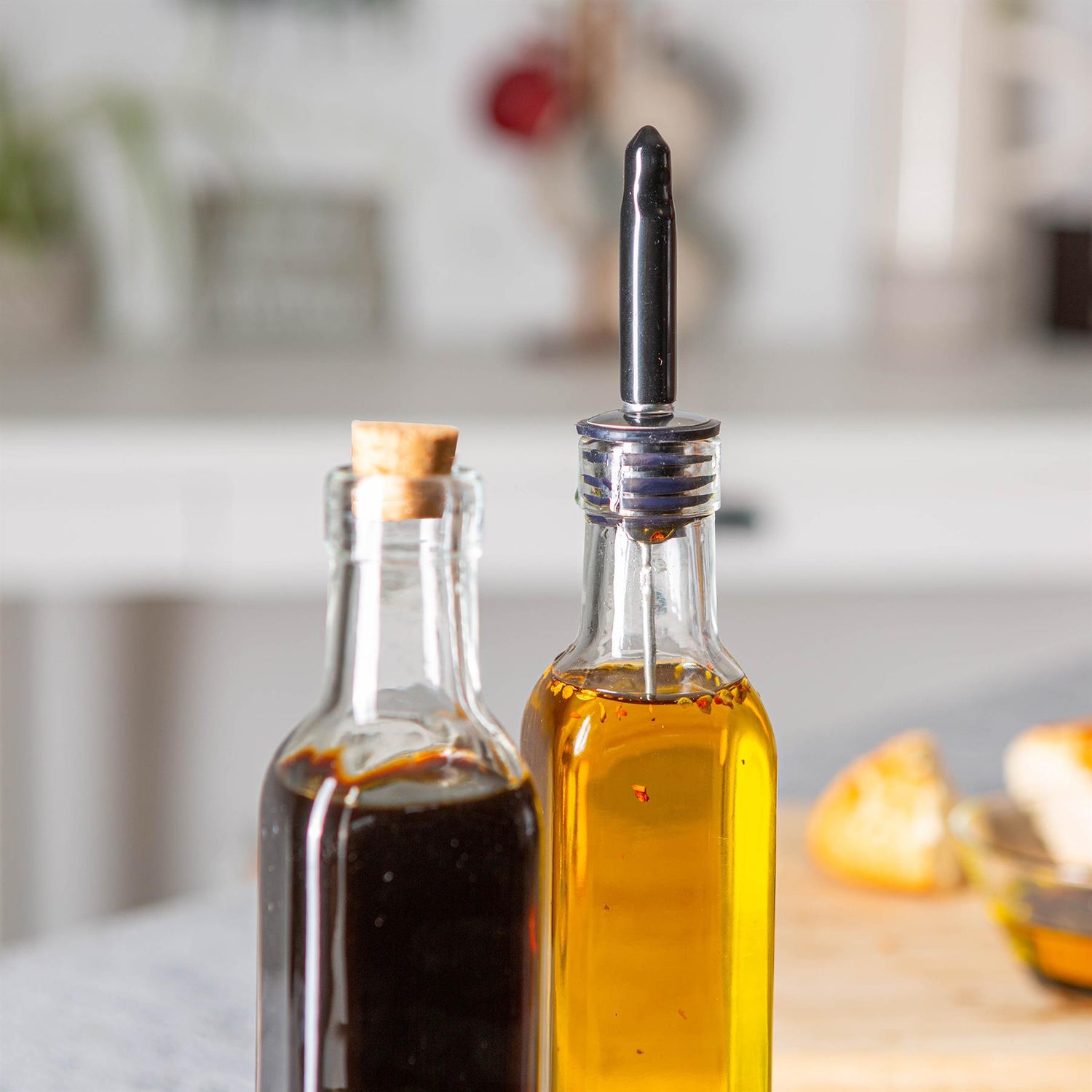 Olive Oil Pourer Bottle with Cork Lid - 250ml
