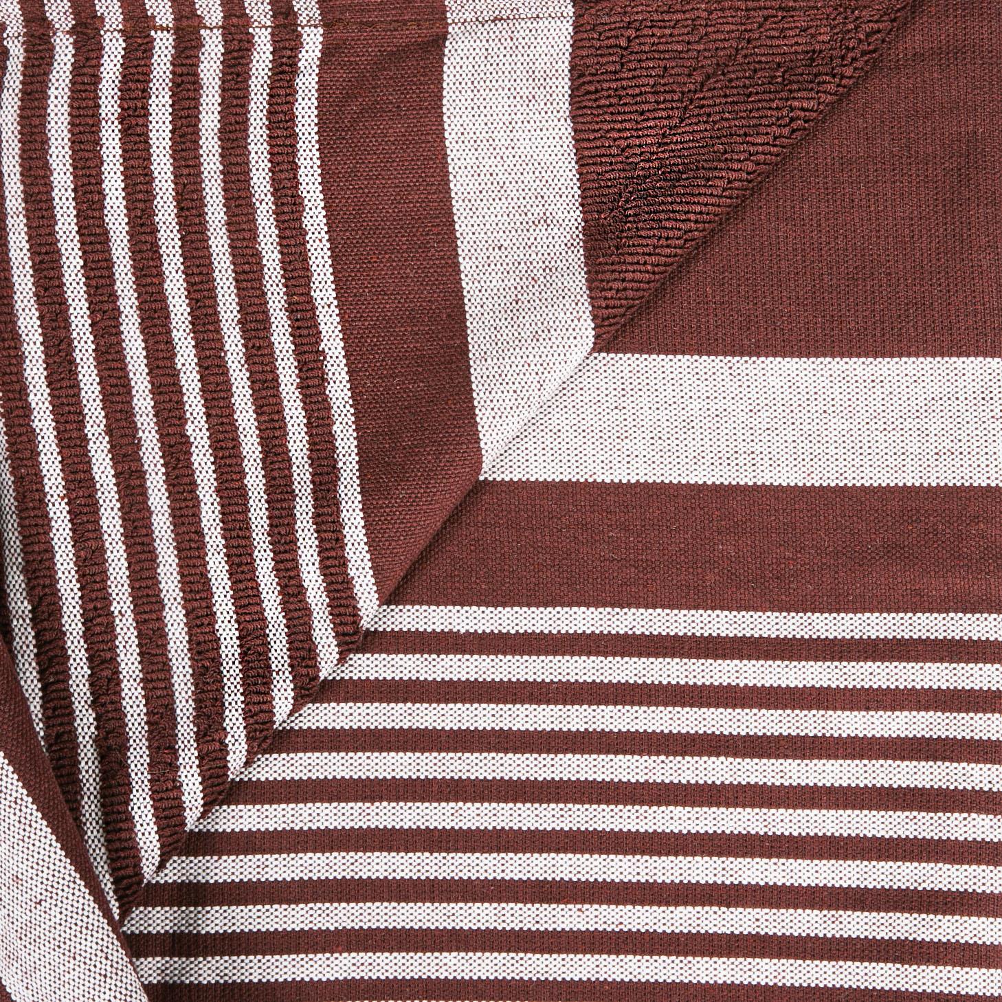 Deluxe Turkish Beach Towel - Burgundy