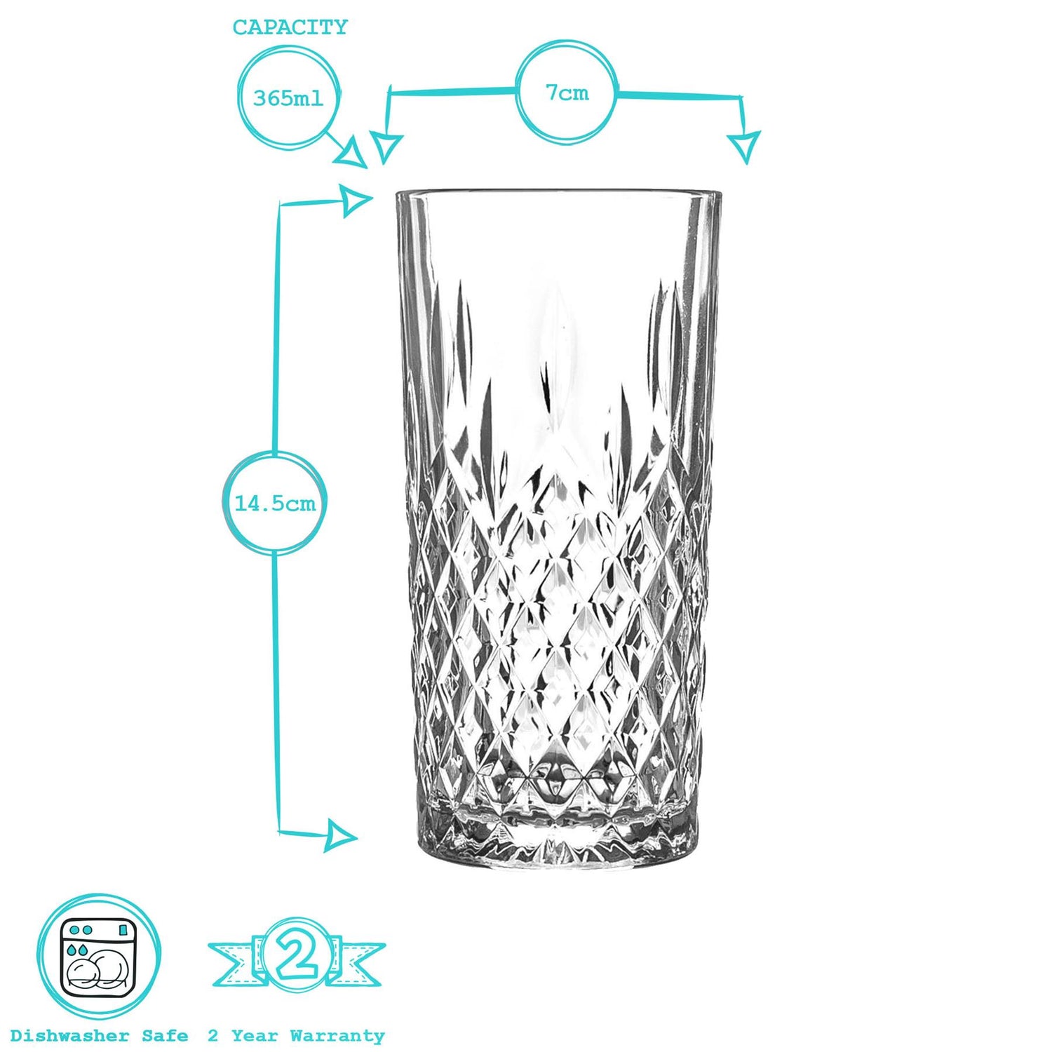 355ml Odin Highball Glass